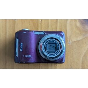 Kodak EasyShare C195 Digital Camera Purple 14MP 5X Optical Zoom